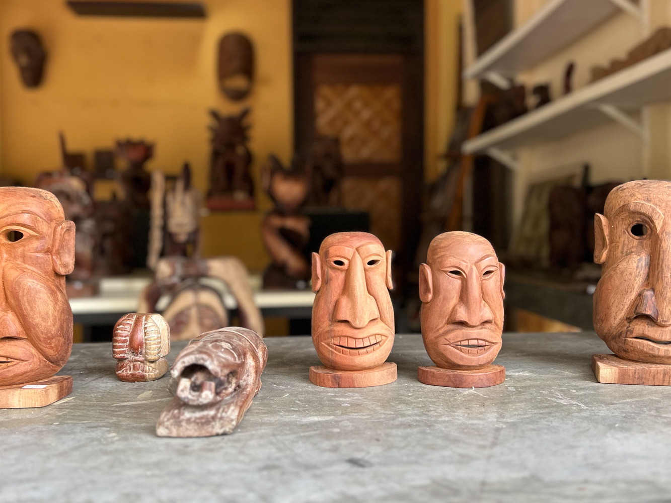 Traditional Mah Meri village life Carey Island